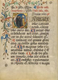 Five Leaves from a Noted Breviary, about 1420. Creator: Unknown