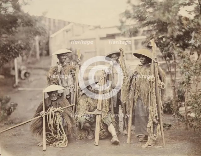 Five Men, c1885. Creator: Unknown.
