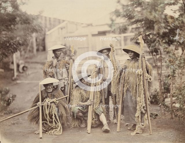 Five Men, c1885. Creator: Unknown.