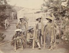 Five Men, c1885. Creator: Unknown