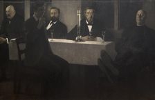 Five Portraits, 1901. Creator: Hammershøi; Vilhelm (1864-1916)