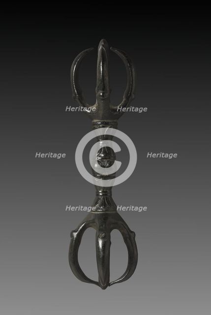Five-pronged Vajra Pestle (Gokosho), 900s. Creator: Unknown.