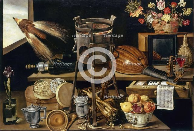 Five Senses and the Four Elements, 1627.