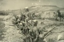 Fix Bayonets! - Repelling an Attack from the Trenches around Ladysmith 1900. Creator: Richard Caton Woodville II