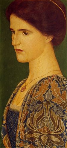 Fiammetta (Portrait of Georgie Gaskin), 1898. Creator: Arthur Joseph Gaskin