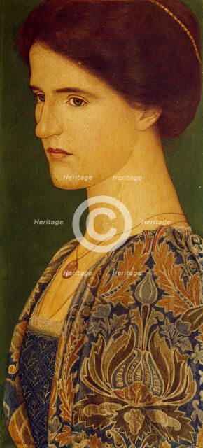 Fiammetta (Portrait of Georgie Gaskin), 1898. Creator: Arthur Joseph Gaskin.