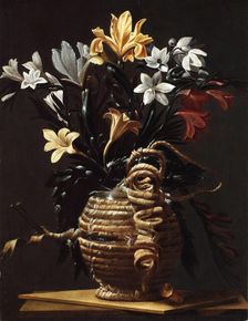 Fiasca con fiori , c. 1615-1620. Creator: Maestro della fiasca di Forlì (active c. 1615-1620)