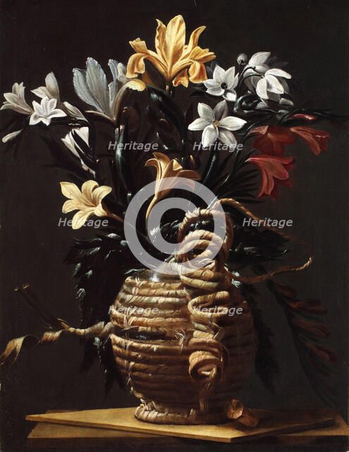 Fiasca con fiori , c. 1615-1620. Creator: Maestro della fiasca di Forlì (active c. 1615-1620).