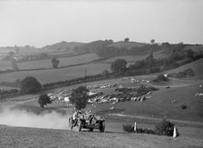 Fiat Balilla 508S competing in the Singer CC Rushmere Hill Climb, Shropshire 1935. Artist: Bill Brunell
