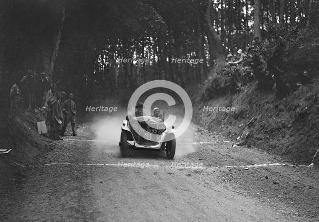 Fiat Balilla taking part in a motoring trial, c1930s. Artist: Bill Brunell.