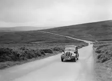 Fiat of HW Johnson, winner of a silver award at the MCC Torquay Rally, July 1937. Artist: Bill Brunell