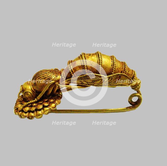 Fibula, 4th century BC. Artist: Ancient jewelry  