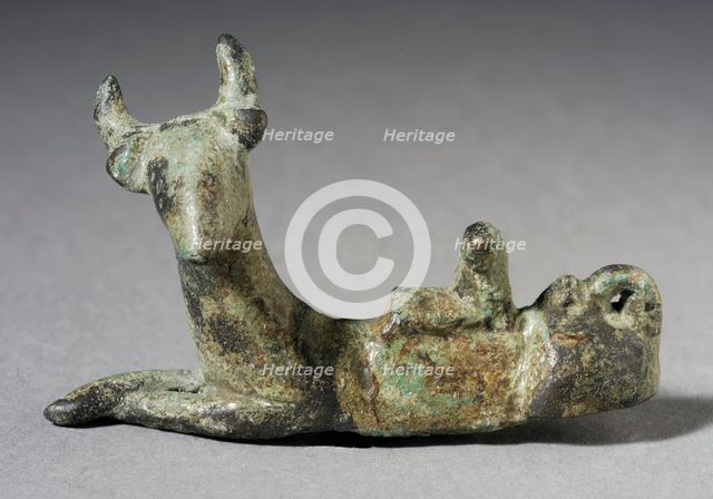 Fibula with Architectural Design, Roman Period (30 BCE-395 CE) or later. Creator: Unknown.