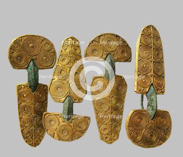 Fibulae, 4th-5th century. Artist: Ancient jewelry  