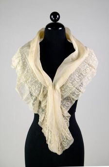 Fichu, American, 1790-1810. Creator: Unknown