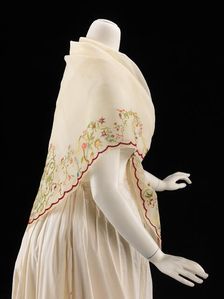 Fichu, American, 1840-60. Creator: Unknown