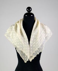 Fichu, American, 1820-40. Creator: Unknown