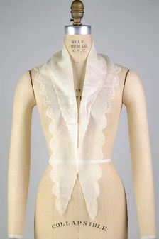 Fichu, American, 1830-40. Creator: Unknown