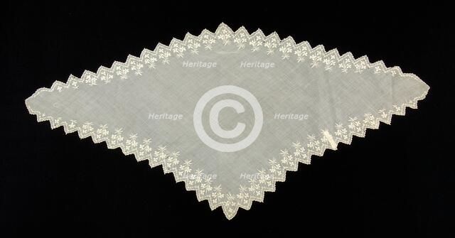 Fichu, American, 1830-40. Creator: Unknown.