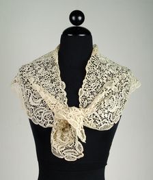 Fichu, British, ca. 1850. Creator: Unknown