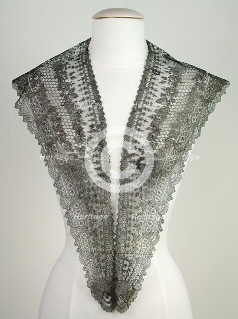 Fichu, French, 1877. Creator: Unknown.