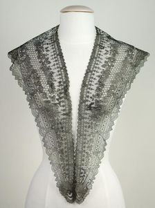 Fichu, French, 1877. Creator: Unknown