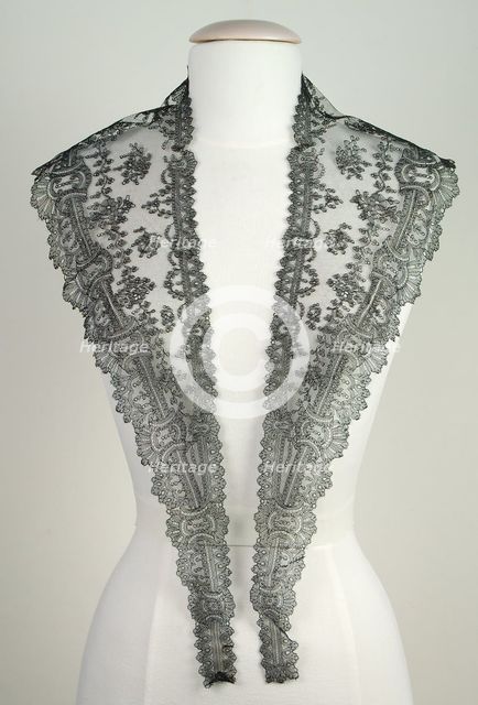 Fichu, French, mid-19th century. Creator: Unknown.