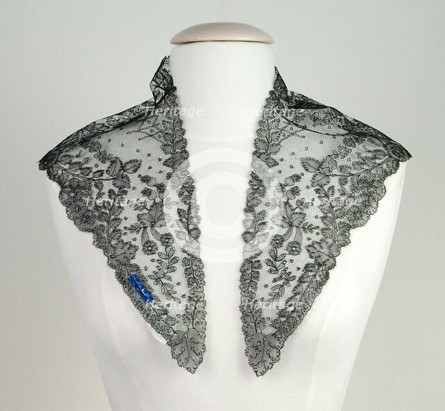 Fichu, French, ca. 1875. Creator: Unknown.