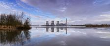 Fiddler's Ferry Power Station, Cuerdley, Warrington, 2021. Creator: James O Davies