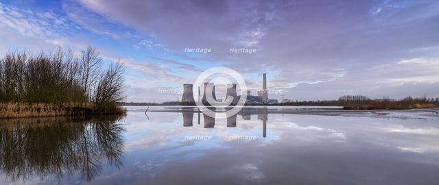 Fiddler's Ferry Power Station, Cuerdley, Warrington, 2021. Creator: James O Davies.