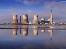 Fiddler's Ferry Power Station, Cuerdley, Warrington, 2021. Creator: James O Davies