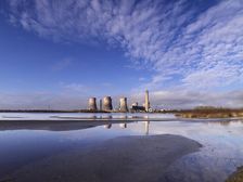 Fiddler's Ferry Power Station, Cuerdley, Warrington, 2021. Creator: James O Davies