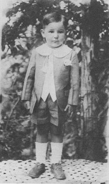 Fidel Castro, aged three, in his family home in Biran, 1929. Creator: Anonymous