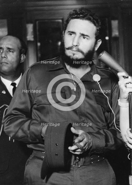 Fidel Castro, Cuban revolutionary leader, c1956-1965.  Creator: Unknown.