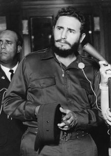 Fidel Castro, Cuban revolutionary leader, c1956-1965. Creator: Unknown