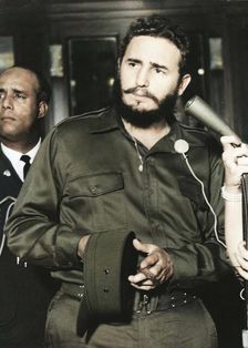 Fidel Castro, Cuban revolutionary leader, c1956-1965. Creator: Unknown