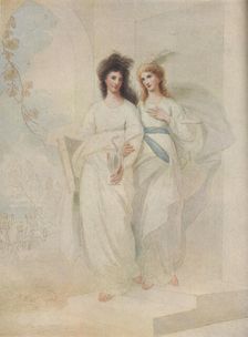 Fidelia and Speranza 1784. Artist: Benjamin West