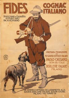 Fides - Cognac Italiano, c1905. Creator: Vaccari, Alfredo (1877-1933)