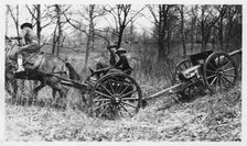Field artillery training, Fort Sheridan, Illinois, USA, 1920