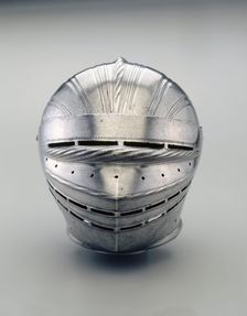 Field Armor in Maximilian Style: Helmet, c. 1510-1515. Creator: Unknown