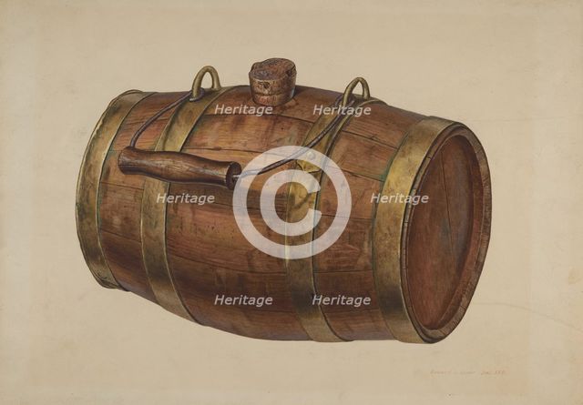 Field Keg, c. 1939. Creator: Edward L Loper.