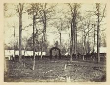 Field Hospital, Second Army Corps, Brandy Station, February 1864. Creator: James Gardner
