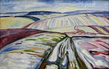 Field in Snow, 1907. Creator: Munch; Edvard (1863-1944)
