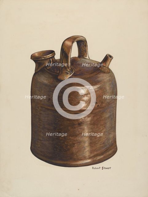 Field Jug, c. 1939. Creator: Robert Stewart.