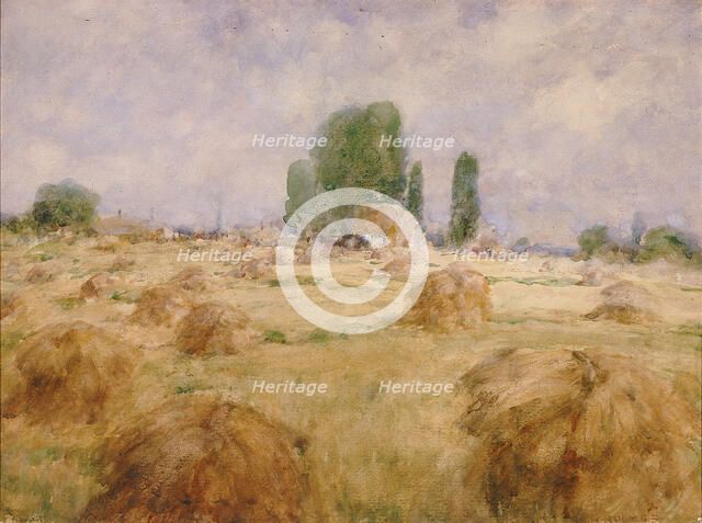 Field of Wheat Shock, n.d. Creator: William Henry Holmes.