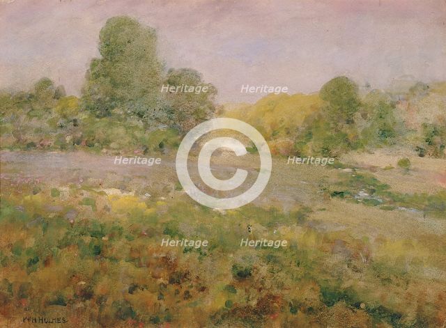 Field of Varicolored Grasses in Late Summer (In the Virginia Hills), n.d. Creator: William Henry Holmes.