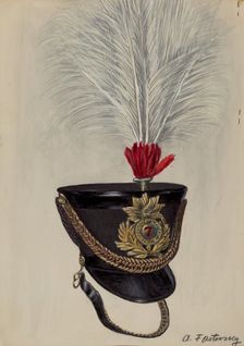 Field Officer's Hat, c. 1936. Creator: Aaron Fastovsky
