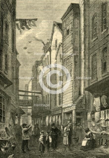 'Field Lane about 1840', (c1872). Creator: Unknown.