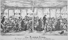 Field Lane Ragged School, Smithfield, City of London, 1850. Artist: George Cruikshank