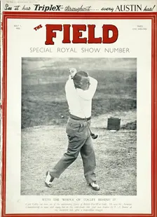 Field magazine cover, July 1933. Creator: Unknown